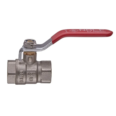 Кран кульовий Nolf classic NFC.611-06-1/2&quot; FF ГГВ, ручка &quot;важіль&quot; червона (NF3144)