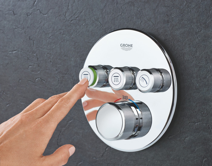 Термостат прихованого монтажу на 3 споживача Grohe Grohtherm SmartControl (29121000)