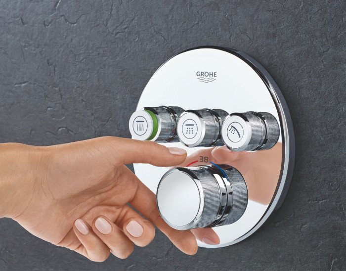 Термостат прихованого монтажу на 3 споживача Grohe Grohtherm SmartControl (29121000)