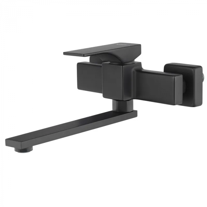 Змішувач для кухні настінний Koer KB-73010-05 (Колір чорний) (KR3491)