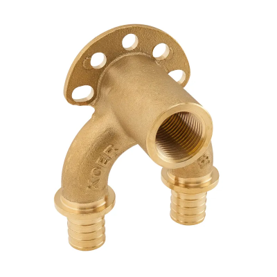 Кутник настін з наскрізн.проход.та ВР Koer KA.LW16-06F-16 (KR4882)