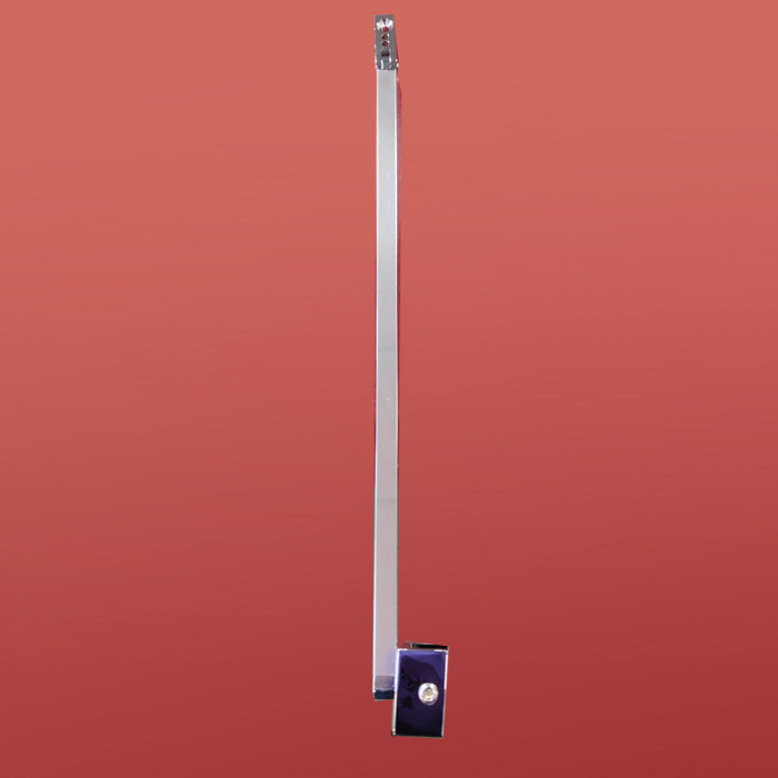 Шторки скляні на ванну Koer SR BS03-95x140-TR-01 прозоре скло 6мм, хром (KR5402)