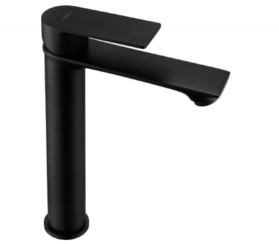 Змішувач для раковини (умивальника) MEXEN ROYO BLACK чорний високий