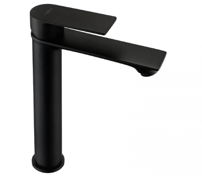 Змішувач для раковини (умивальника) MEXEN ROYO BLACK чорний високий