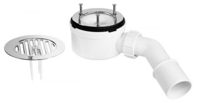 Сифон для піддона d.90 mm h53mm MP2730L3H-SL хром