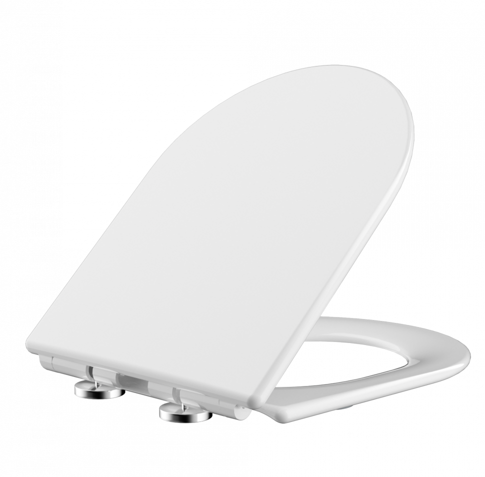 Сидіння-кришка для унітазу Mixxus SEAT COVER BEVEL-2003 з мікроліфтом 420х334х36mm (MI6691)