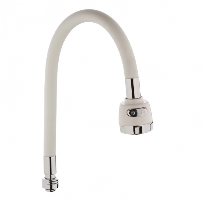 Вилив для змішувача гнучкий білий Zerix SPS-01 (ZX2623)