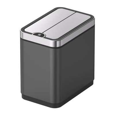Відро для сміття сенсорне прямокутне Koer TC-020112-07 12 л колір графіт (KR5583)