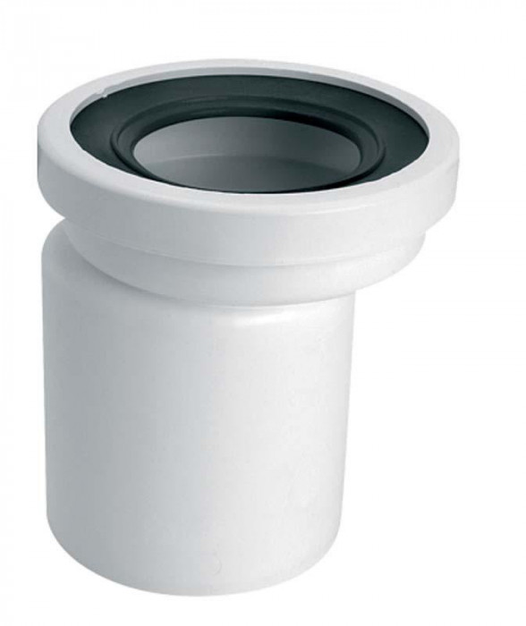 Колено-подключение к WC L-150 мм Эконом WCE-CON4
