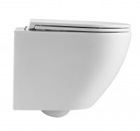 Унітаз підвісний Mixxus Premium Ellipse-0301-R 495x365x365mm, система змиву Rimless (MP6460)