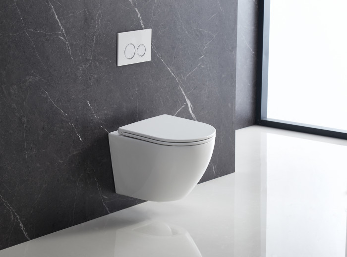 Унітаз підвісний Mixxus Premium Ellipse-0301-R 495x365x365mm, система змиву Rimless (MP6460)