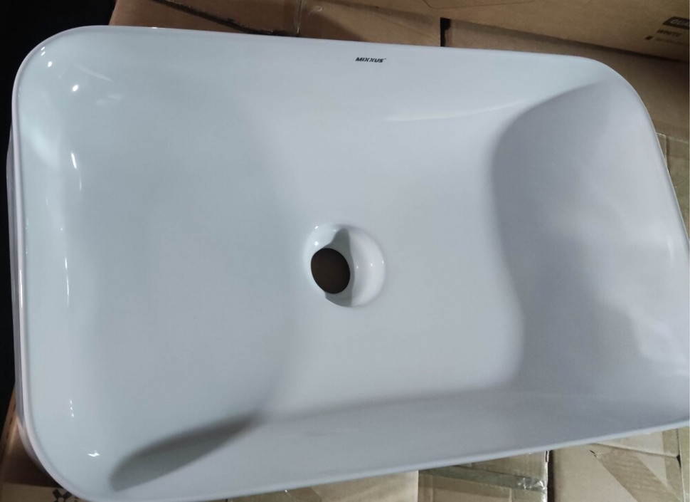 Раковина накладна MIXXUS PREMIUM QUADRO-0106 600х355х130mm (MP6523)