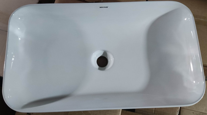 Раковина накладна Mixxus Premium QUADRO-0106 600х355х130mm (MP6523)