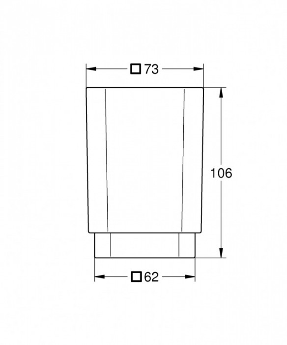 Стакан для зубних щіток Grohe Selection Cube (40783000)