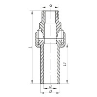 Розбірне різьбове з'єднання НР 20x1 / 2M PPR KOER K0237.PRO (KP2602)