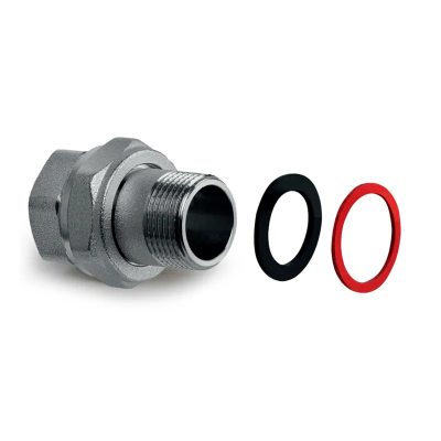 Згін американка прямий Koer KR.343 - 1/2&quot; (плоска прокладка) (KR4766)