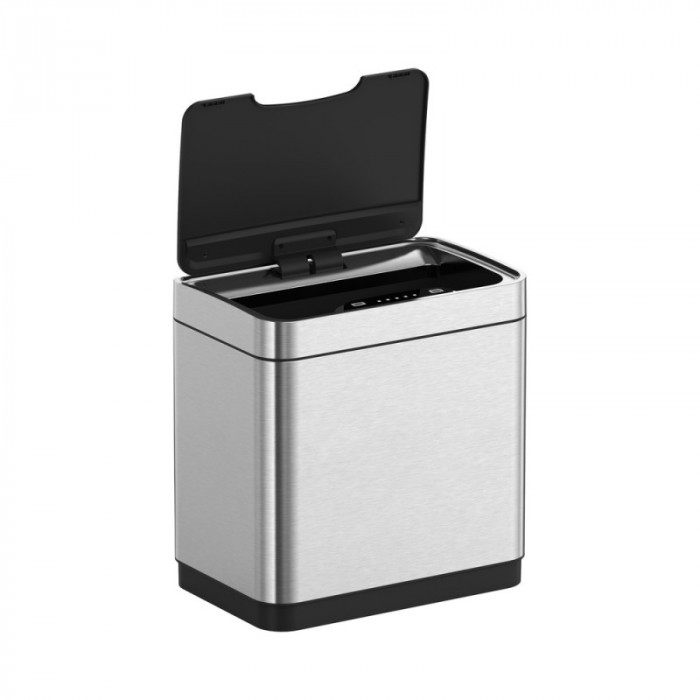 Відро для сміття сенсорне прямокутне Koer TC-020312-02 12 л колір нержавійка (KR5586)