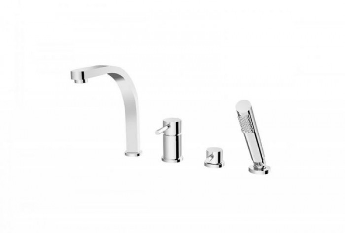 Змішувач до ванни на 4 отвори DECCO (хром)