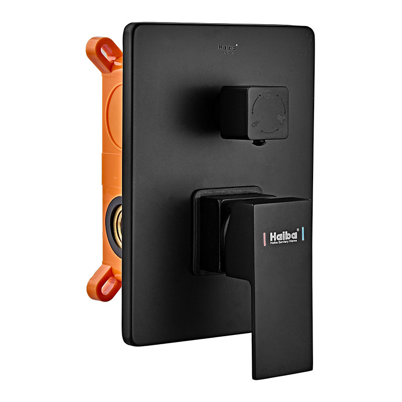 Вбудована душова система Haiba Kubus 009 (Inner) Black (HB3949)