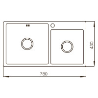 Мийка Mixxus MX7843-220x1.0-Satin (MX0564)