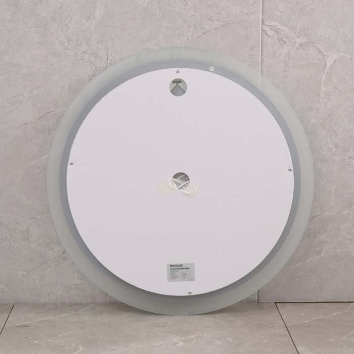 Дзеркало Mixxus PLAIN MC10-80 з Led Touch, Anti-fog, димером, регулятором яскравості, годинником (MI6932)
