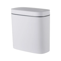 Відро для сміття сенсорне овальне MIXXUS FLAT-TC0109 WHITE 9 л (колір білий) (MI7074)