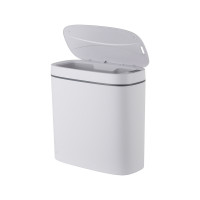Відро для сміття сенсорне овальне MIXXUS FLAT-TC0109 WHITE 9 л (колір білий) (MI7074)