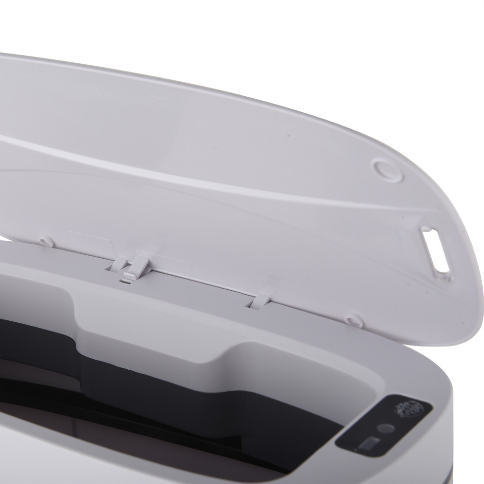 Відро для сміття сенсорне овальне MIXXUS FLAT-TC0109 WHITE 9 л (колір білий) (MI7074)