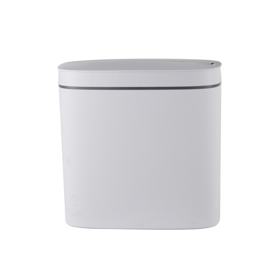 Відро для сміття сенсорне овальне MIXXUS FLAT-TC0109 WHITE 9 л (колір білий) (MI7074)