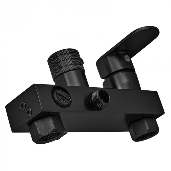 Душова колона зі змішувачем з алюмінію ARMATA BCD-009-J BLACK, 3 режими (CH6557)