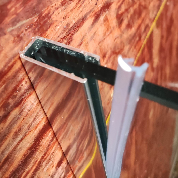 Душова перегородка Koer SR SP01-90x200-TR-01 Walk-In прозоре скло Easy Clean 8мм, хром (KR5392)