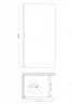 Душова перегородка Walk-In KOER SR SP01-90x200-TR-01 прозоре скло EASY CLEAN 8мм хром (KR5392)