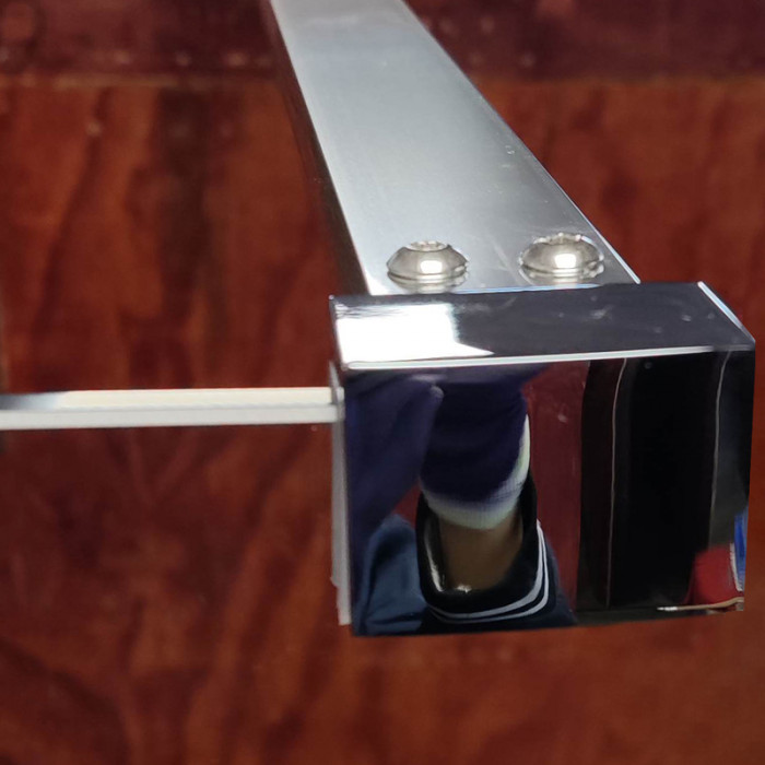 Душова перегородка Koer SR SP01-90x200-TR-01 Walk-In прозоре скло Easy Clean 8мм, хром (KR5392)