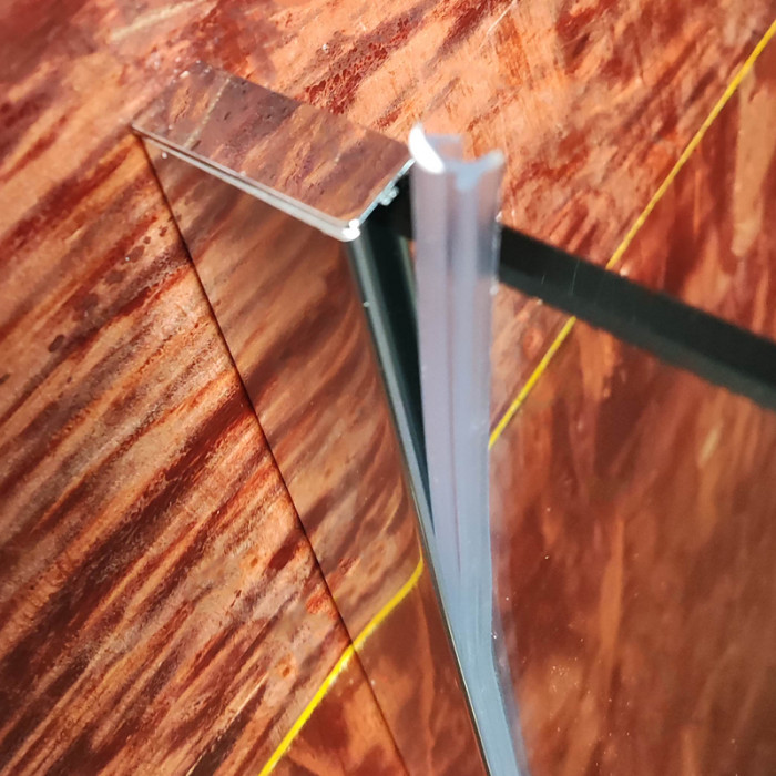 Душова перегородка Koer SR SP01-90x200-TR-01 Walk-In прозоре скло Easy Clean 8мм, хром (KR5392)