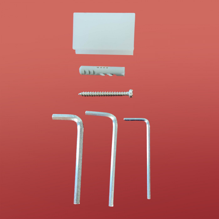 Душова перегородка Koer SR SP01-90x200-TR-01 Walk-In прозоре скло Easy Clean 8мм, хром (KR5392)