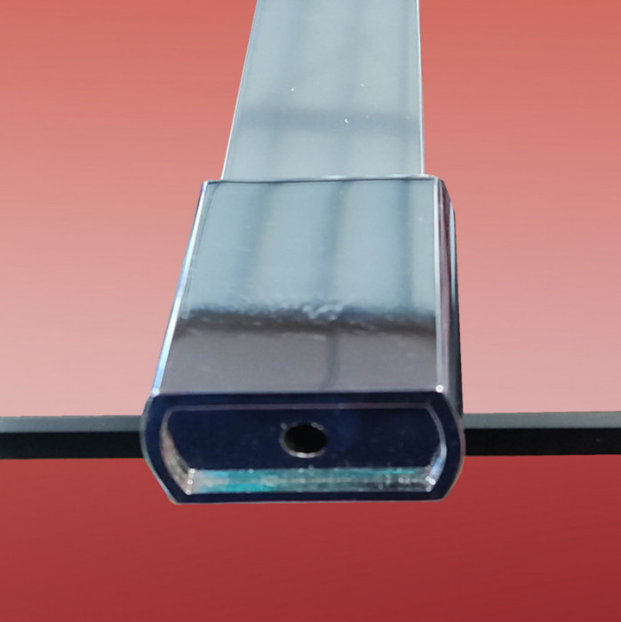 Душова перегородка Koer SR SP01-90x200-TR-01 Walk-In прозоре скло Easy Clean 8мм, хром (KR5392)