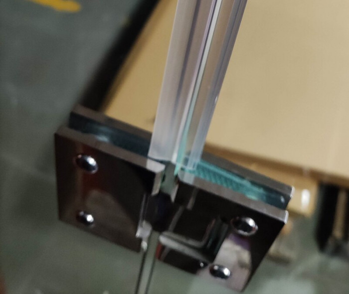 Бічна стінка до кабіни Koer SR SW04-90x200-TR-07 прозоре скло Easy Clean 10мм, графіт (KR5391)