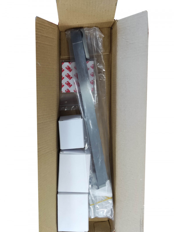 Бічна стінка до кабіни Koer SR SW04-90x200-TR-07 прозоре скло Easy Clean 10мм, графіт (KR5391)