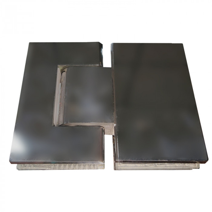 Бічна стінка до кабіни Koer SR SW04-90x200-TR-07 прозоре скло Easy Clean 10мм, графіт (KR5391)