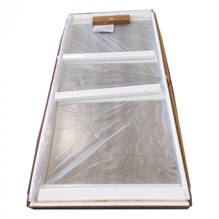 Бічна стінка до кабіни Koer SR SW04-90x200-TR-07 прозоре скло Easy Clean 10мм, графіт (KR5391)