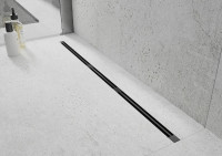 Трап для душу MEXEN FLAT 360° SUPER SLIM BLACK чорний 120 см