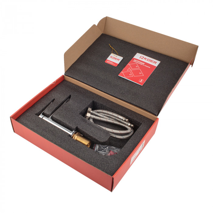 Змішувач для умивальника Koer KB-10028-01 (KR5289)