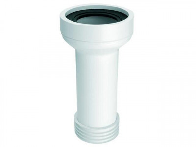 Колено-подключение к WC L-260 mm с уплотнителем (длинное) WC-CON2B
