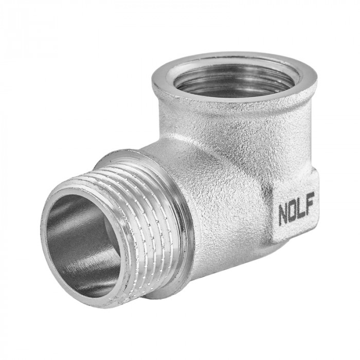 Кут Nolf NFC.L06FM-N-1/2'' MF нікельований (NF3105)