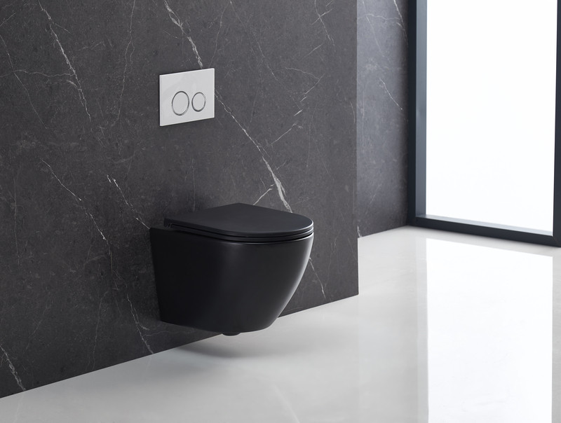 Унітаз підвісний Mixxus Premium ELLIPSE-0303-T3 BLACK 520х365х360mm,система змиву TORNADO 3.0 (MP6591)