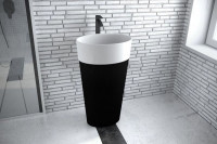 Умывальник свободностоящий UNIQA B&amp;W 32х46