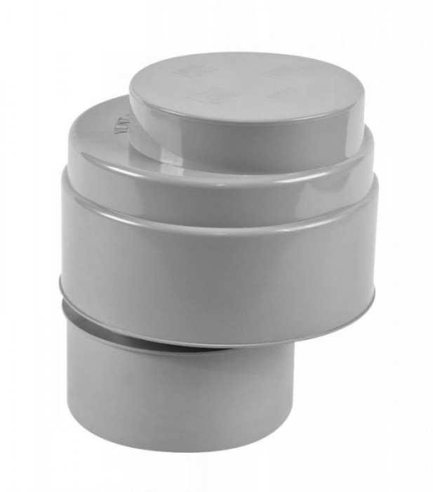 Розповітрювач каналізаційний ∅110: потік повітря 47.2 л/с без манжета HC47P