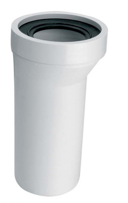 Колено-подключение к WC длинное 20 мм без уплотнения HC36