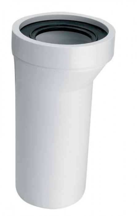 Коліно-підключення до WC довге 20 мм без ущільнення HC36