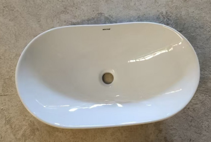 Раковина накладна Mixxus Premium WAVE-0105 620х360х160mm (MP6555)